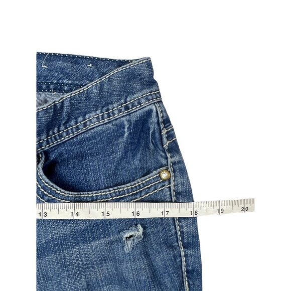 Rhythm in Blues Women's Light Weight Blue Denim Jeans - Picture 5 of 7